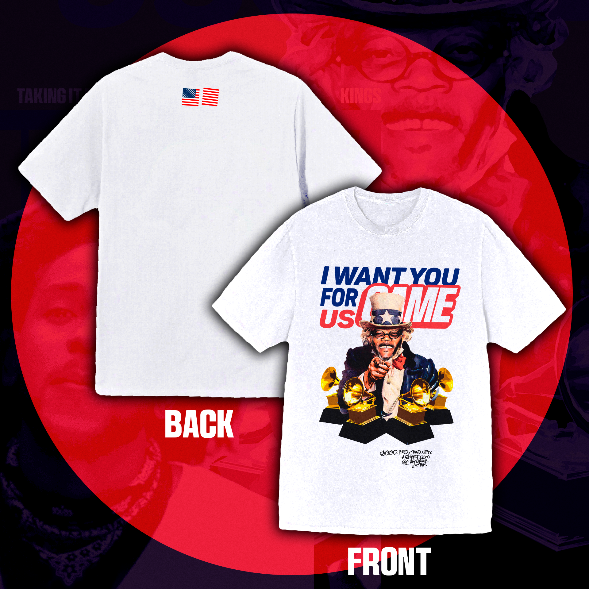 Camiseta Oversized Kendrick Lamar "Actual King II"