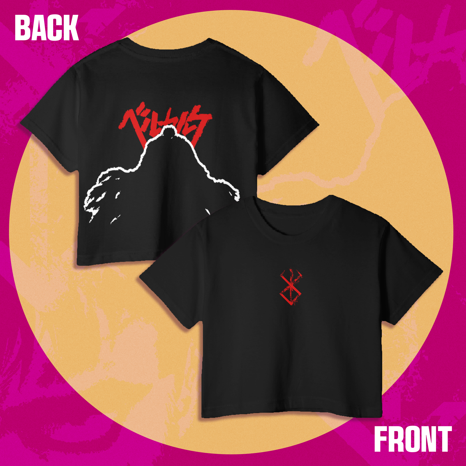 Crop Top Urbano Berserk