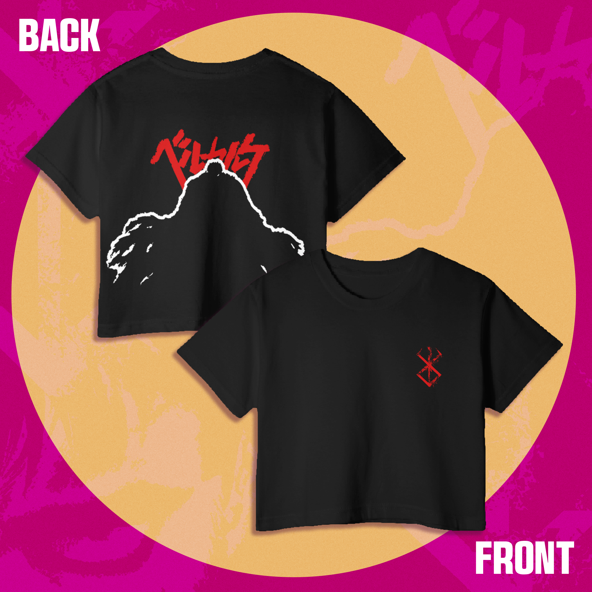 Crop Top Urbano Berserk