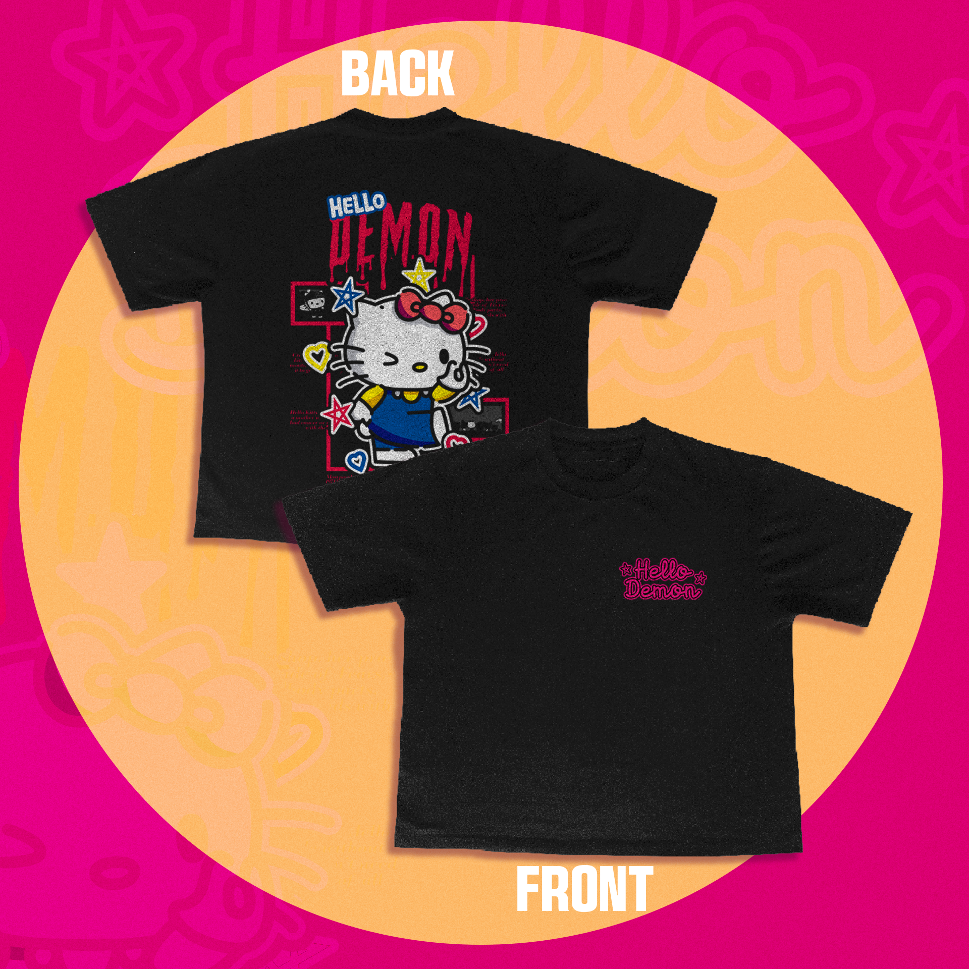 Boxy Fit - Hello Demon