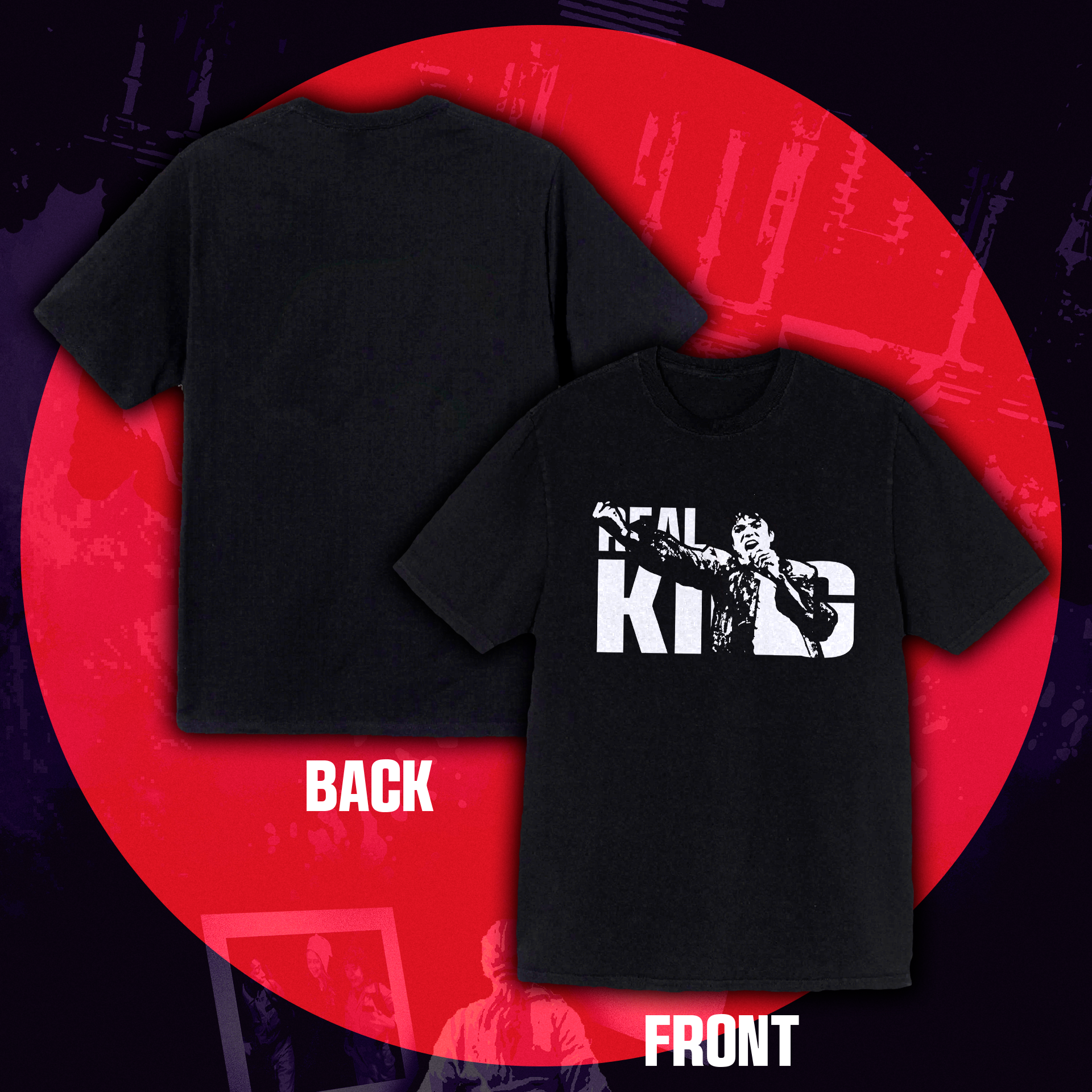 Camiseta Oversized Michael Jackson "Real King"