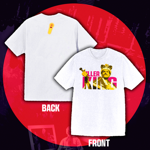 Camiseta Oversized Freddie Mercury "Killer King"