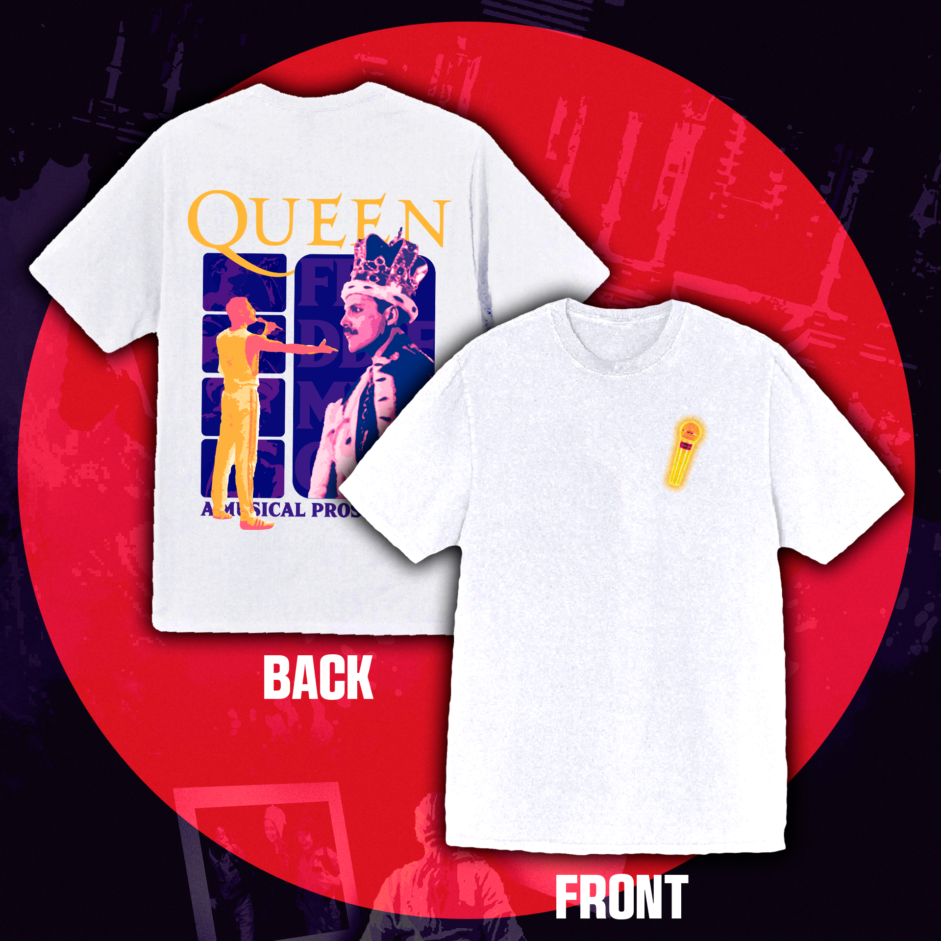 Camiseta Oversized Freddie Mercury "Killer King"