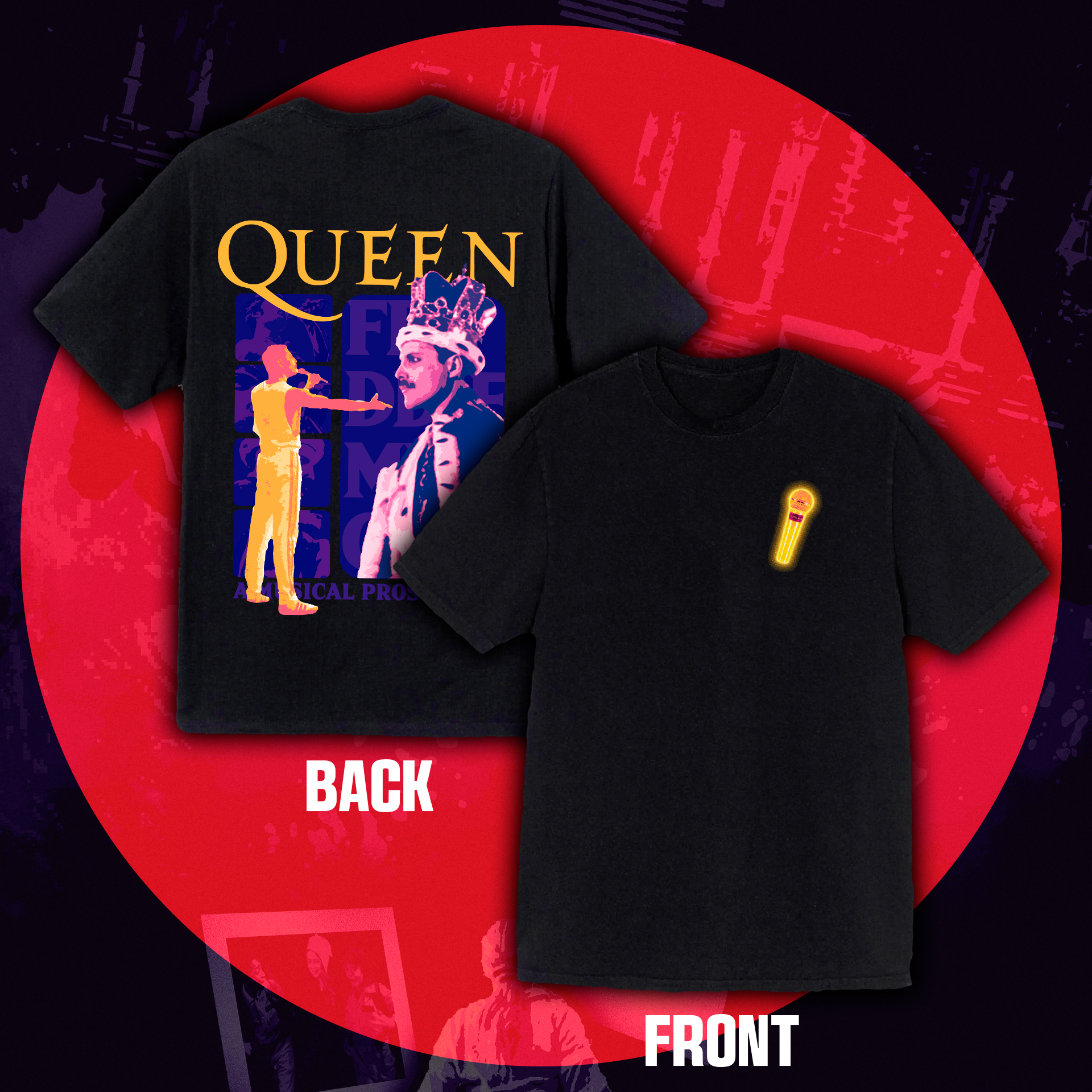 Camiseta Oversized Freddie Mercury "Killer King"