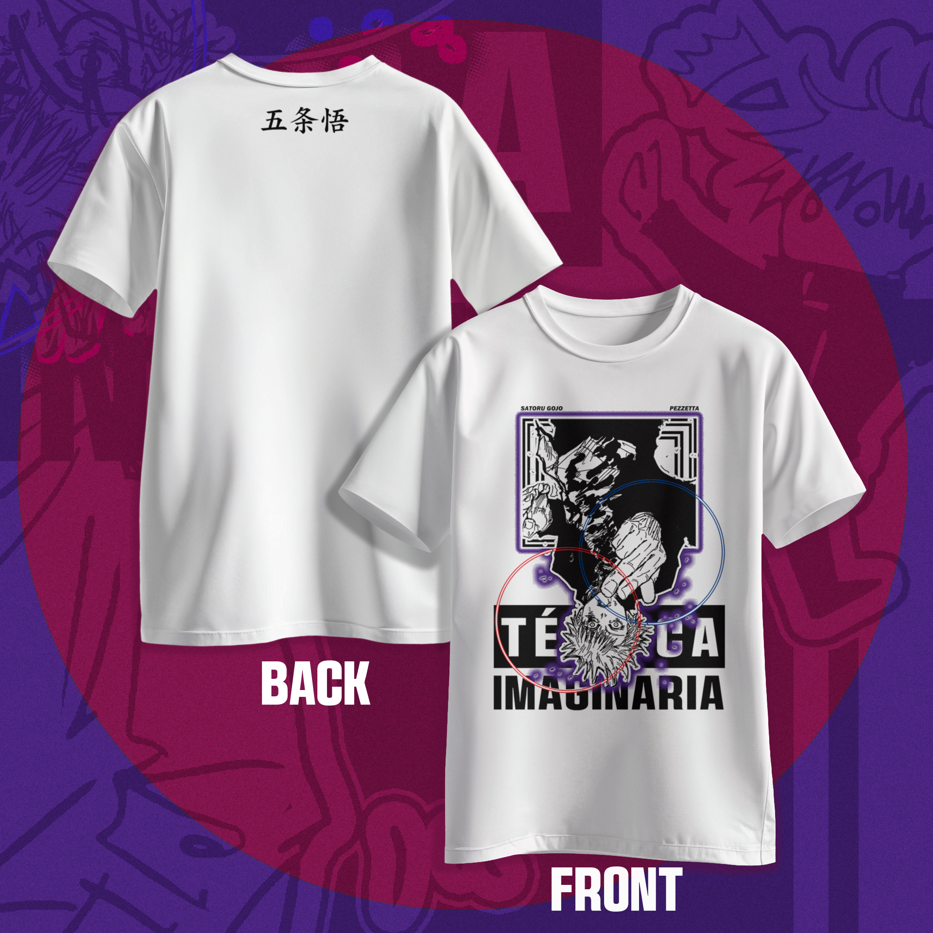 Camiseta Regular Satoru Gojo