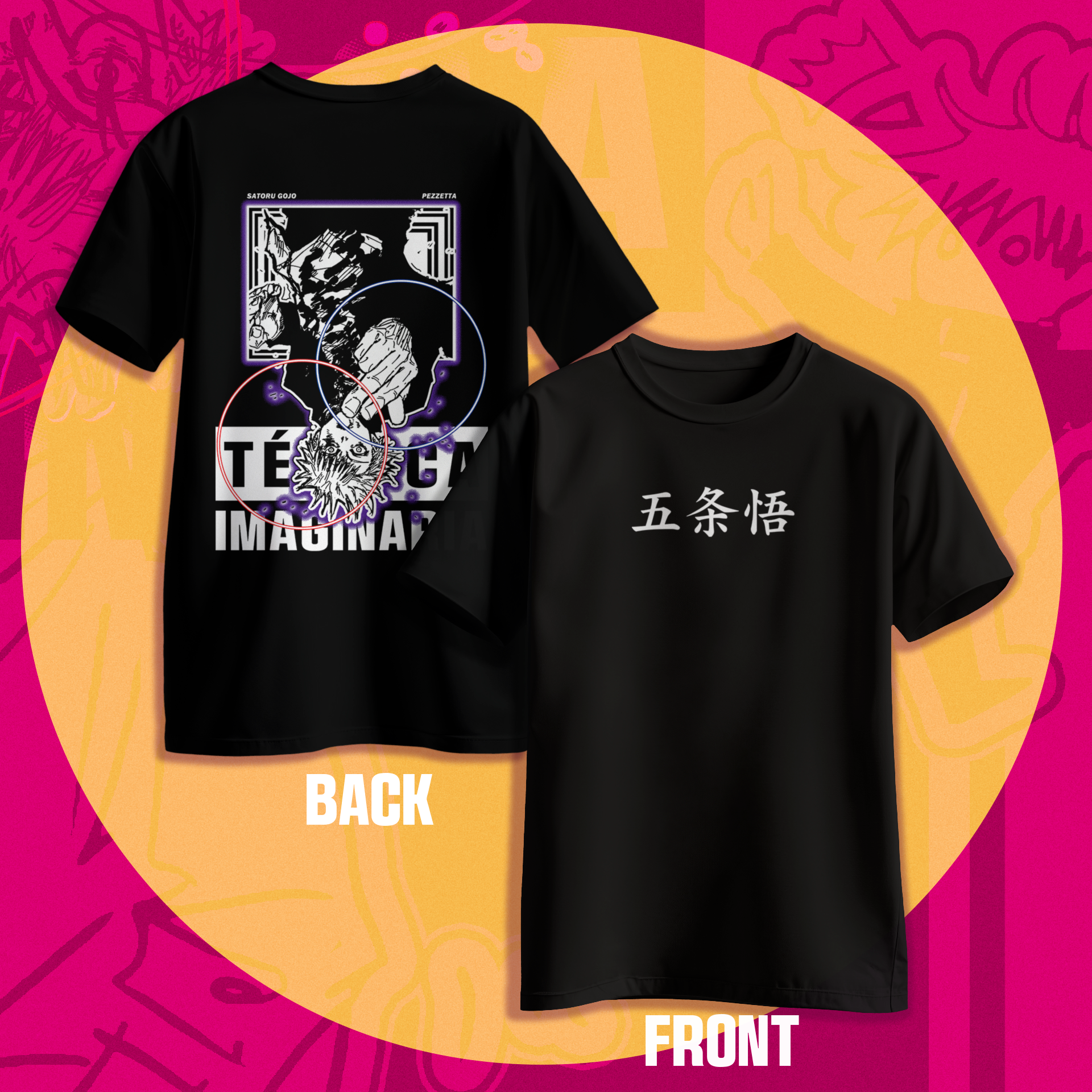 Camiseta Regular Satoru Gojo