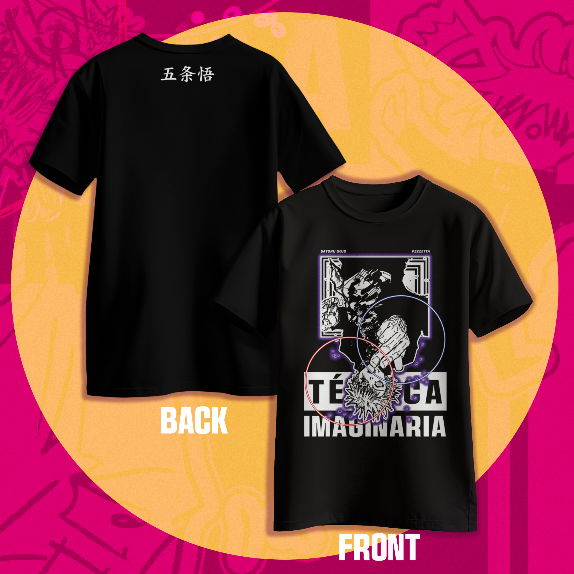 Camiseta Regular Satoru Gojo