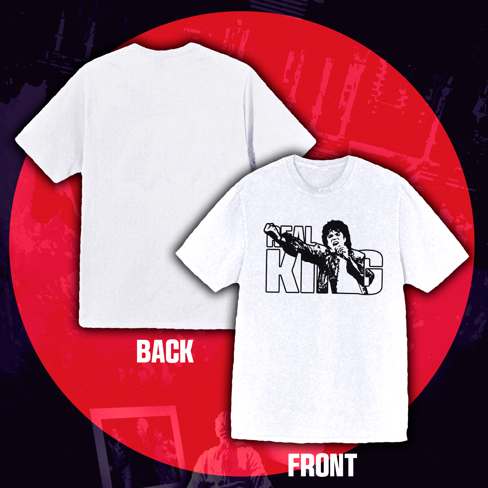 Camiseta Oversized Michael Jackson "Real King II"