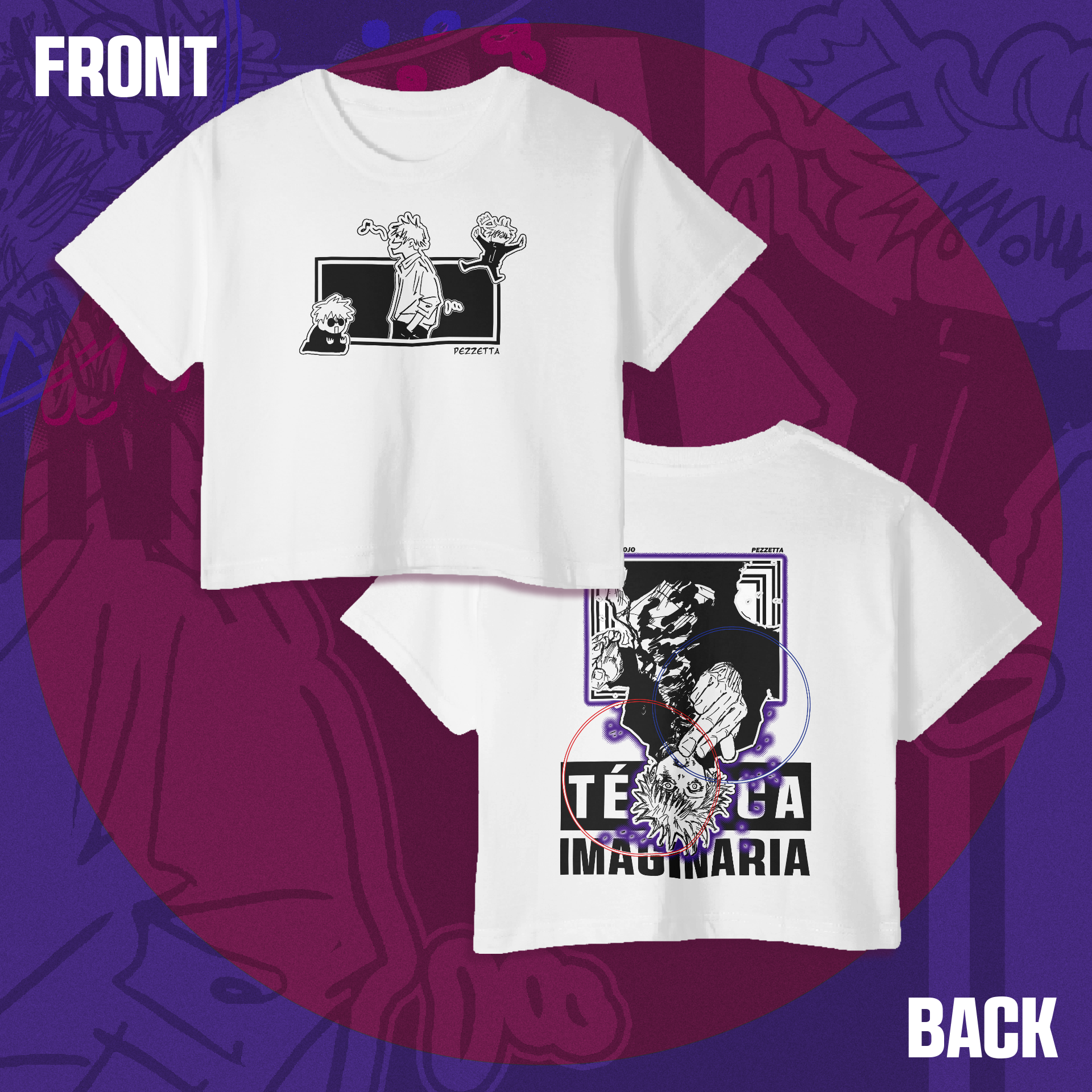 Crop Top Urbano Satoru Gojo