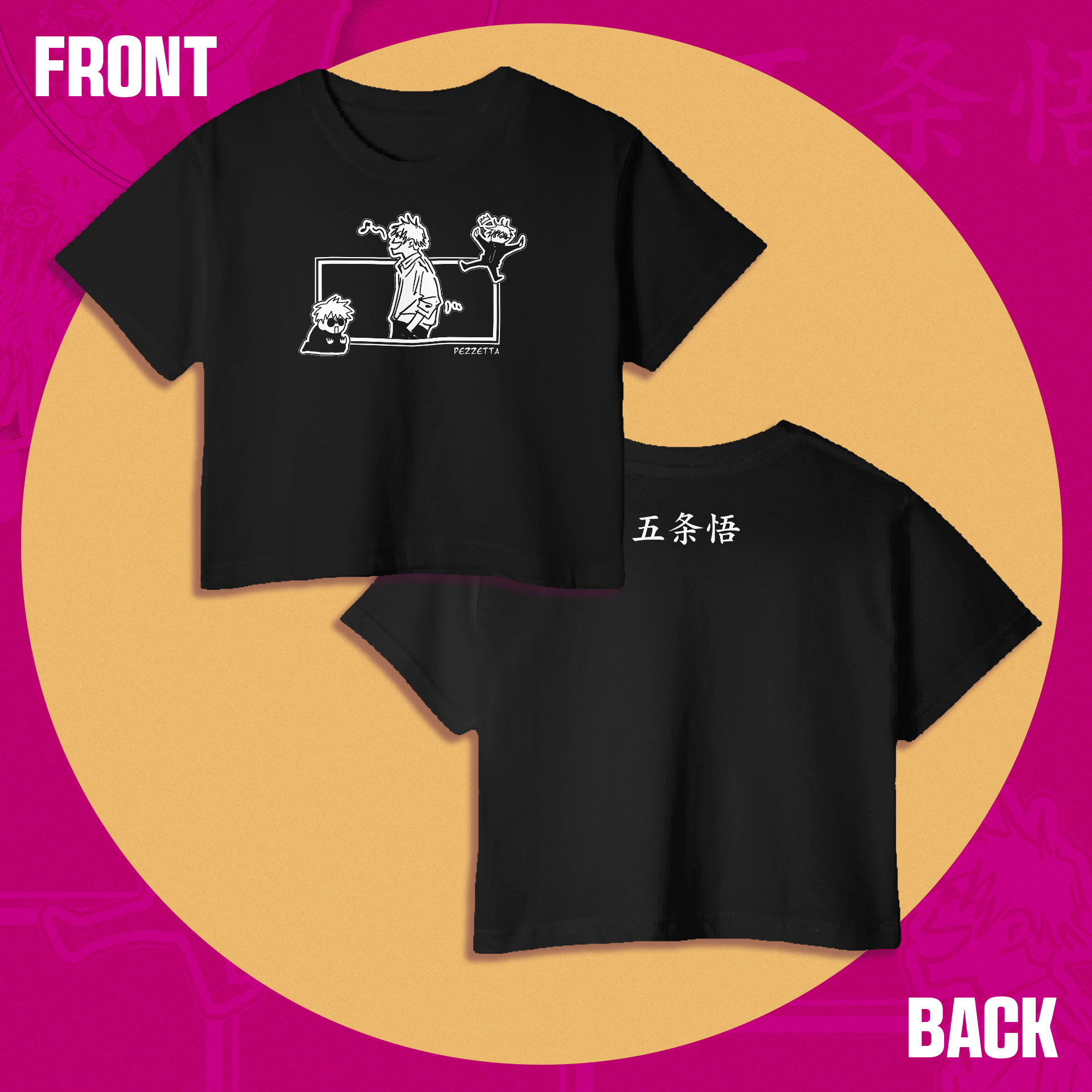 Crop Top Urbano Satoru Gojo