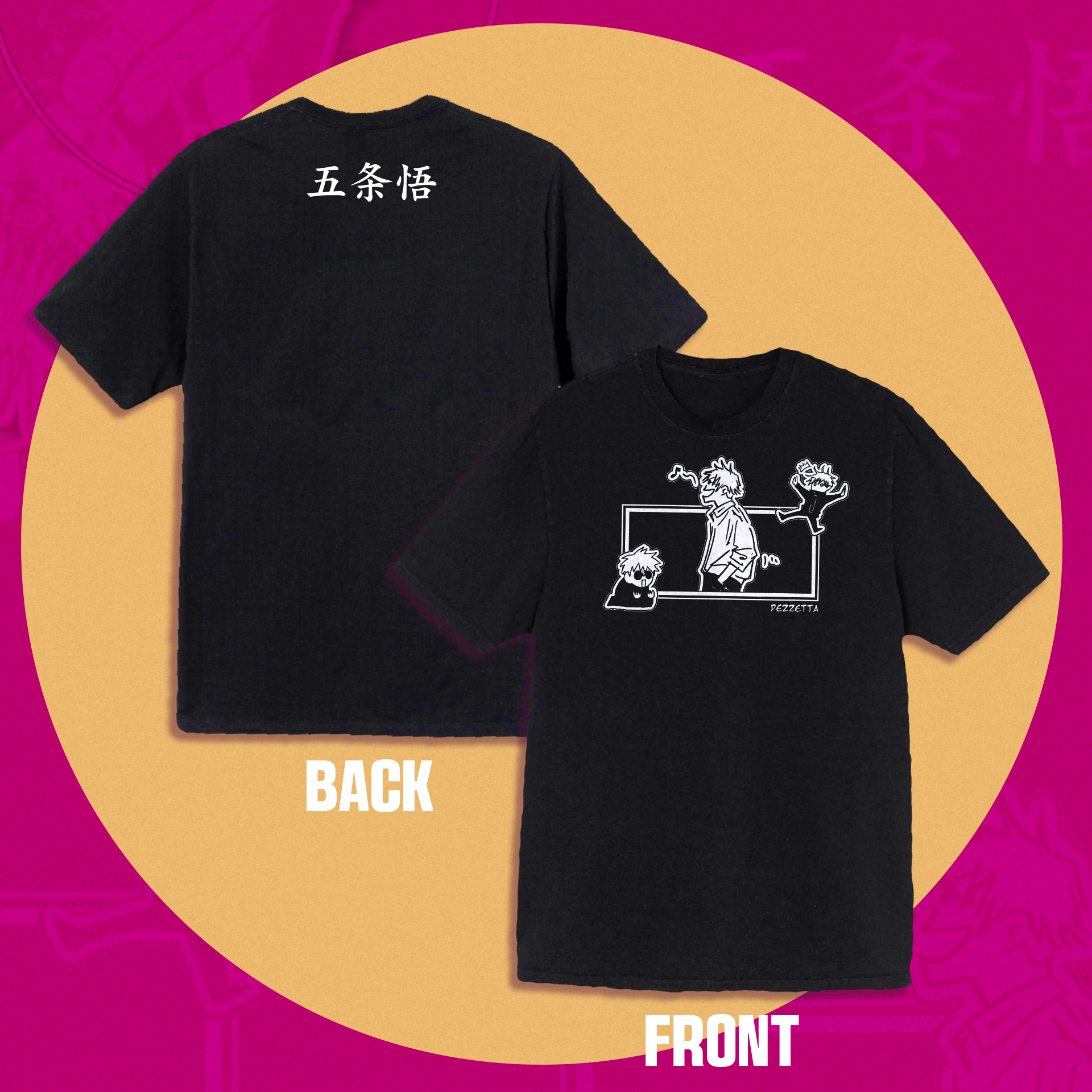 Camiseta Oversized Satoru Gojo